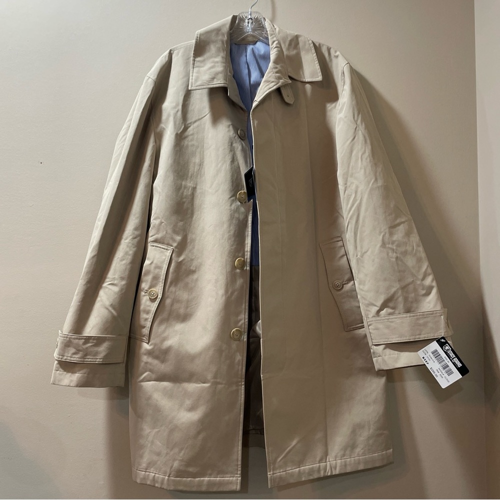 NWT Stacy Adam’s Sz 40 Men’s Cloud  Tan Overcoat Jacket